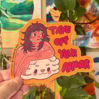 Image 1 of Take Off Your Armor Sticker