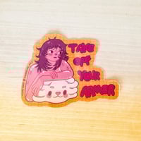 Image 2 of Take Off Your Armor Sticker