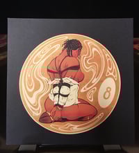 8 ball- Pool Table Babe Mini Print