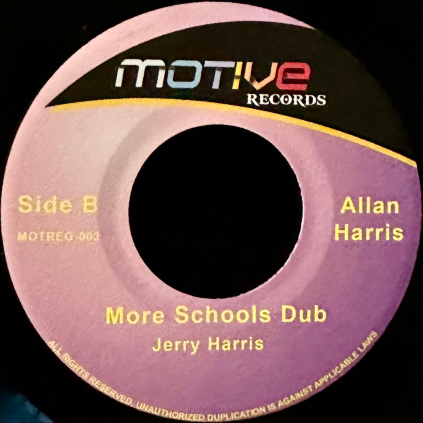 英7” Allan Harris, Jarry Harris Love You So Much / Version HLPRE10 KING RECORDS /00080 ALLAN HARRIS & JERRY HARRIS - LOVE YOU SO MUCH (LOVE DUB) 7
