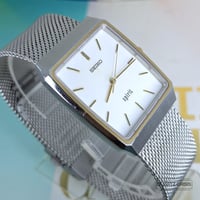 Image 5 of 1991 Seiko Spirit Tank High Accuracy Quartz Dress Watch (5E31-5A70)