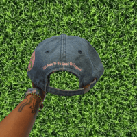 Image 4 of Denim & Baby Pink Dad Hat 