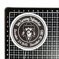 Image 2 of Motorhead Lemmy Kilmister Tribute Matte Vinyl Sticker