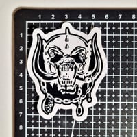 Image 2 of Motorhead Warpig Snaggletooth Matte Vinyl Sticker