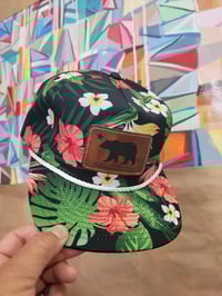 Image 3 of California Floral rope hat