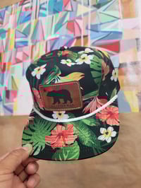 Image 4 of California Floral rope hat