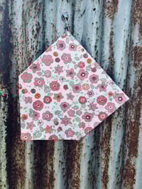 Pink and White Floral Neckscarve