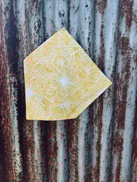 Yellow Floral Neckscarve