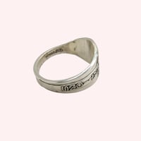 Image 4 of United Nations Sterling silver Spoon Ring – Size U