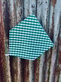 Green Gingham Neckscare