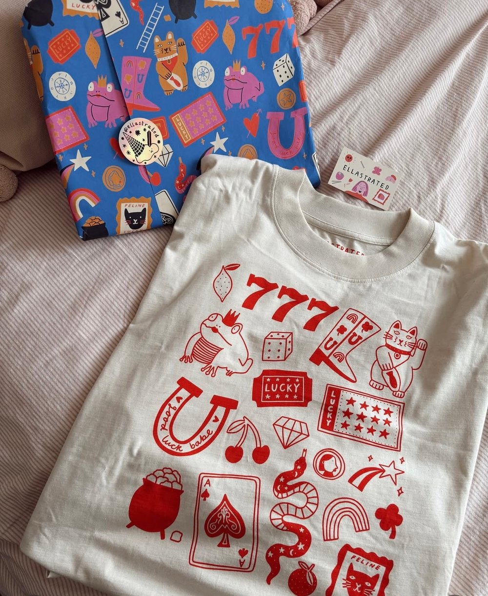 Image of Lucky Tee 🐍🍒✨