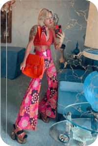 Image 1 of Heartbreaker Halter and Highway Flares SET In Get Groovy  Pink