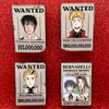 3Gun Wanted Poster Pin Set