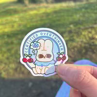 Image 2 of Certified Overthinker Badge Sticker