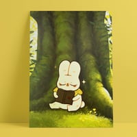 Under The Tree Art Print with raised gold foil details