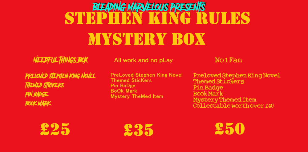 Image of Stephen King Mystery Box - No subscription needed!