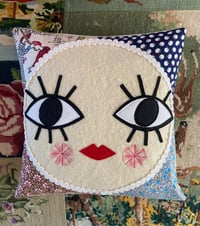 Image 3 of Patchwork Cosmic Sun Cushion