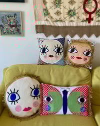 Image 4 of Patchwork Cosmic Sun Cushion