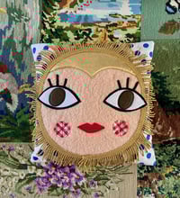 Image 2 of Patchwork Cosmic Sun Cushion