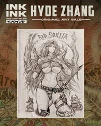 Image 1 of  Original Sketch Cover: Red Sonja // Hyde Zhang