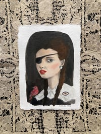 Lost Love and Purple Finch Original Mixed Media