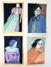 Lilac Pierrot ~ Original painting