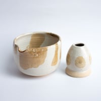 Image 1 of Matcha Bowl with Spout Set - Cha