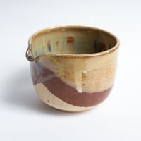Image 1 of Matcha Bowl with Spout - Earth C