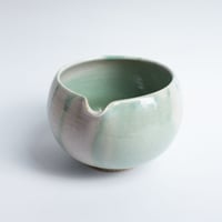 Image 2 of Matcha Bowl with Spout - Jade Haze