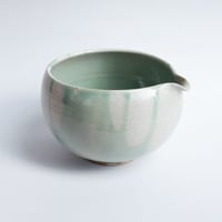 Image 3 of Matcha Bowl with Spout - Jade Haze