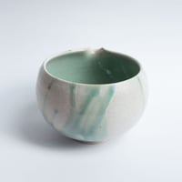 Image 4 of Matcha Bowl with Spout - Jade Haze
