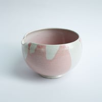 Image 1 of Matcha Bowl with Spout - Pink Haze