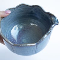 Image 3 of Matcha Bowl with Spout - Flower Petal 