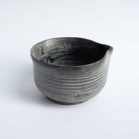 Image 3 of Matcha Bowl with Spout Set - Greyish A