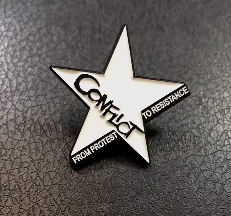 Image of From Protest to Resistance White Pin Badge