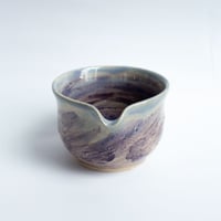 Image 2 of Matcha Bowl with Spout - Blue Purplish