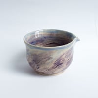 Image 1 of Matcha Bowl with Spout - Blue Purplish