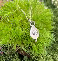 Image 3 of Natural Granditerite and steling silver pendant and chain