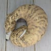Soft Fawn Brindle Sighthound Sculpture