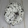 Black Spots Hairy Sighthound Sculpture
