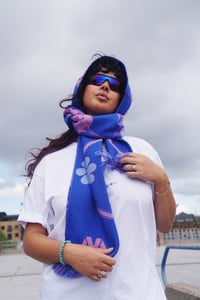 Image 1 of Blue Audio Visual Arts Scarf