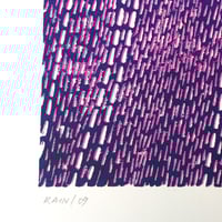 Image 3 of Rain // 09 - Linolschnitt 
