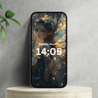 Twilight Fairy Phone Wallpaper