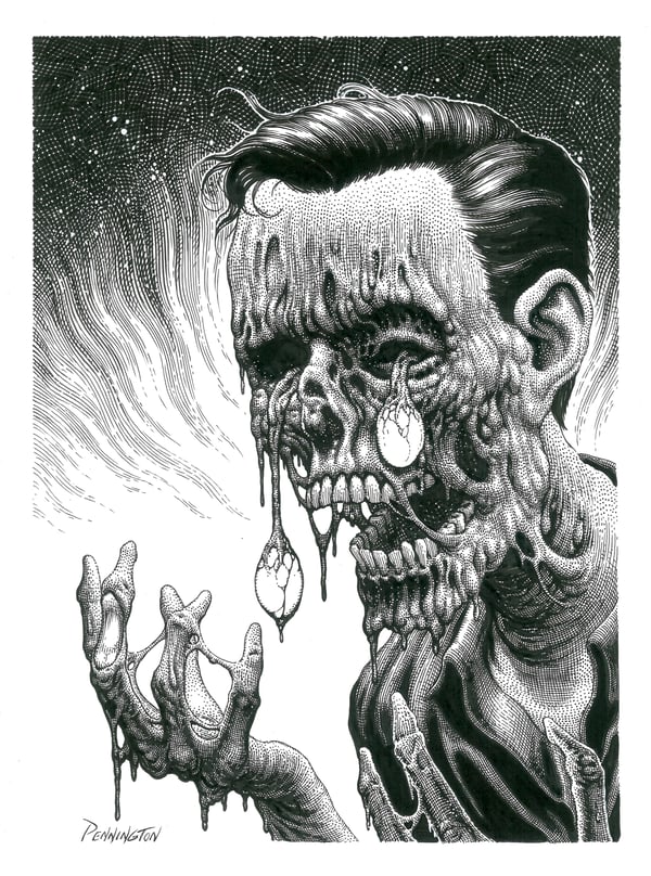 Image of I’ve Seen Too Much! (Original Drawing)