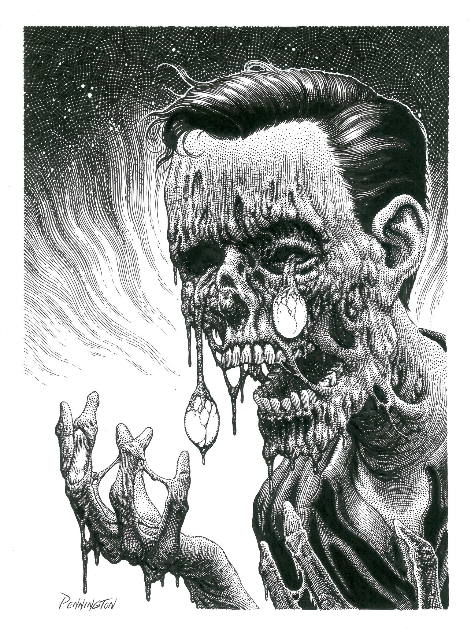 Image of I’ve Seen Too Much! (Original Drawing) 