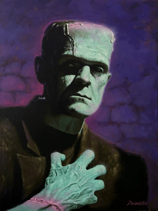 Image of The Monster (Original Painting)