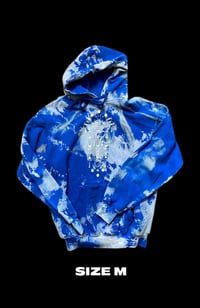 Image 1 of HOODIE TIE DYE composition agrès bleu