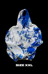 Image 2 of HOODIE TIE DYE composition agrès bleu