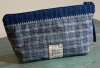 Image 5 of Handmade Fabric Makeup Bag | Vintage Handwoven Fabric Zipper Pouch