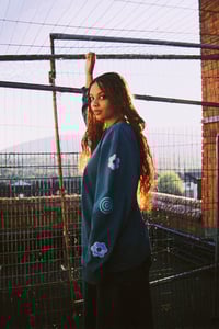 Image 1 of Jade Green 'Audio Visual Arts' Long Sleeve T-Shirt 2025